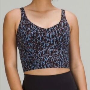Lululemon align leopard blue top 18